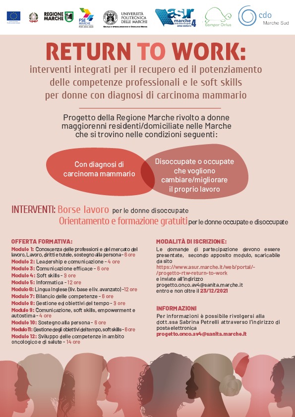 PROGETTO RETURN TO WORK